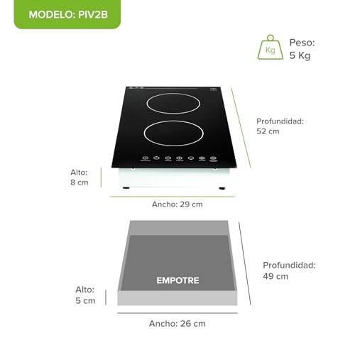 Opiniones y reviews de Parrilla de Induccion 2 Quemadores , listamos los 10 mejores. 26 Imagen adicional