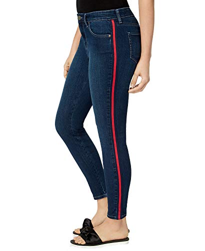 Maison Jules Racer-Stripe Skinny Jeans (Orleans Wash, 2)3
