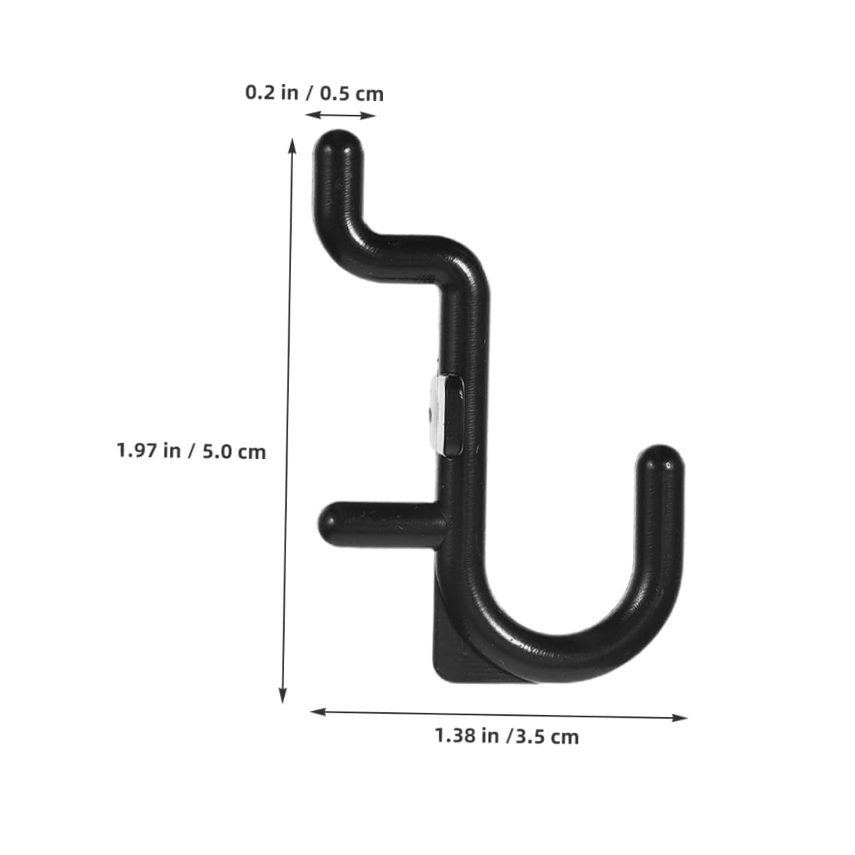 PartyKindom 50pcs Heavy Duty Garage Hooks J-Shape Pegboard Hooks for Tool Storage Easy Install Garage Organizers