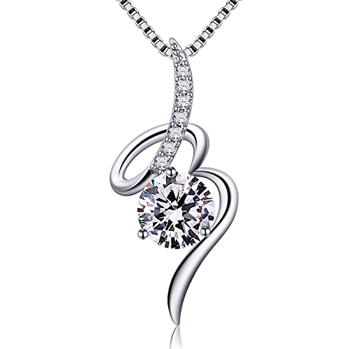 Collier Coeur en Argent Femmes "Amour pour Toujours"