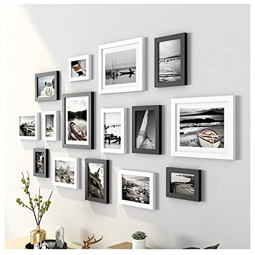 LLC- SUDA Wanddeko Metall, Foto Wand Wandrahmen Fotorahmen Dekoration Einfache große Kombination Wand Wohnzimmer… – Bild 6