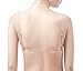 DANSHOW Women and Girls Professional Nude Dance Ballet Bras with Clear Convertible Straps(8B11)