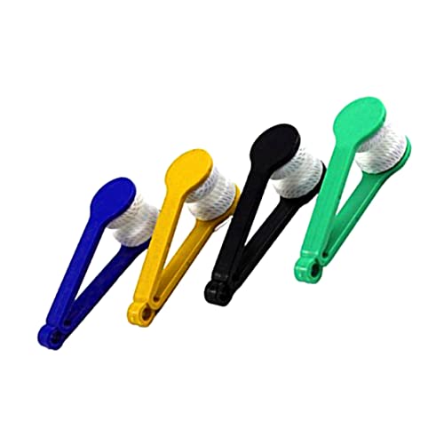 Didiseaon Portable Glasses Wiper Set 5 Pack Lens Cleaner for Eyewear Eyeglass No Residue for Travel Students Office Workers Random