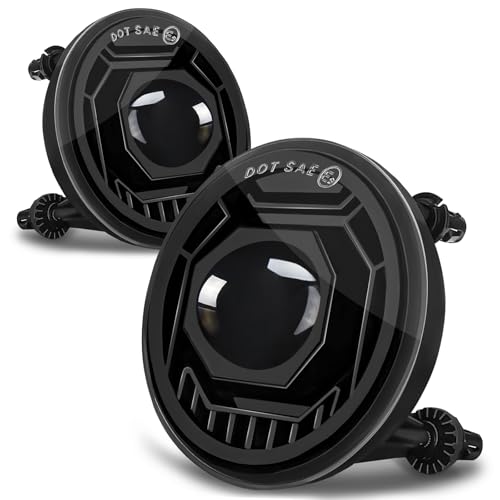 Image of Upgraded 60W LED Fog Lights Assembly for 2007-2013 Chevy Avalanche Suburban GMC Acadia Ford Escape, 07-14 GMC Yukon Tahoe Mustang, 08-10 Pontiac Explorer, 15-19 Colorado Silverado Canyon Sierra