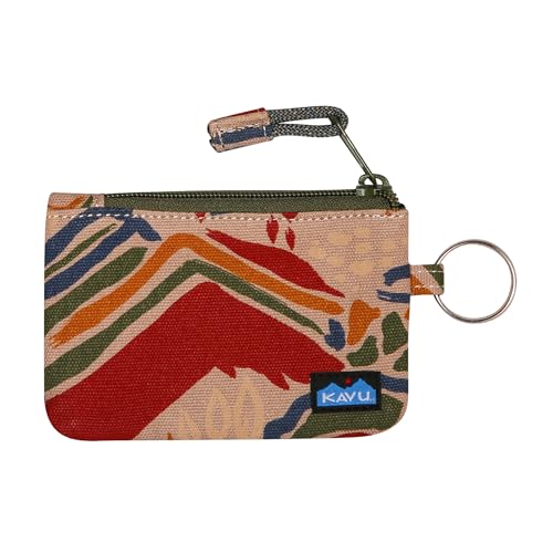 KAVU Stirling Double Sided Slim Cotton Canvas Zip Wallet