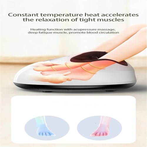 Masajeador de pies con vibración, masaje profundo, función de calentamiento, tubo para baño de pies, alivia el dolor en pies y piernas, color negro miniatura 7