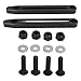 RC Roof Rails, RC Roof Rails Aluminum Alloy Lightweight Upgrade Part Replacement Roof Rail for ARRMA 1/7(Black) Body Parts