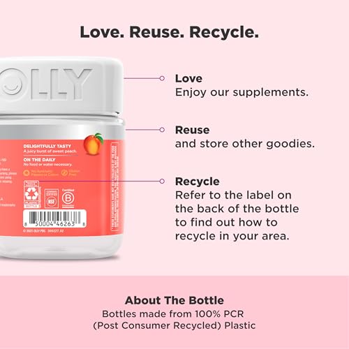 image for OLLY Collagen Gummy Rings, Supports Skin Elasticity and Firmness, 2.5g