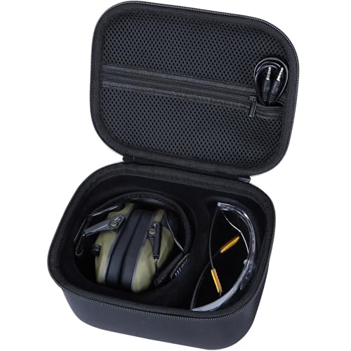 Lebakort Storage Case Compatible with Walkers Razor Slim/Howard Leight Honeywell Impact Sport/PROHEAR 066 030 Electronic Shooting Earmuffs Hearing Protection Muffs - Thumbnail 2