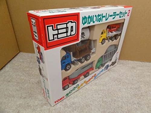 トミカ新幹線トレーラーセット2.ゆかいなトレーラーセット3外箱破損有り トミカ新幹線トレーラーセット2.ゆかいなトレーラーセット3外箱
