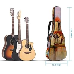 Housse de transport étanche pour guitare avec bandoulière réglable Motif fleurs, Multicolore 05, 42.9×16.9×4.7 in… - Les Beatles, Paul McCartney, John Lennon, RIngo Starr, George Harrison Housse de transport étanche pour guitare avec bandoulière réglable Motif fleurs, Multicolore 05, 42.9x16.9x4.7 in… – Image 5