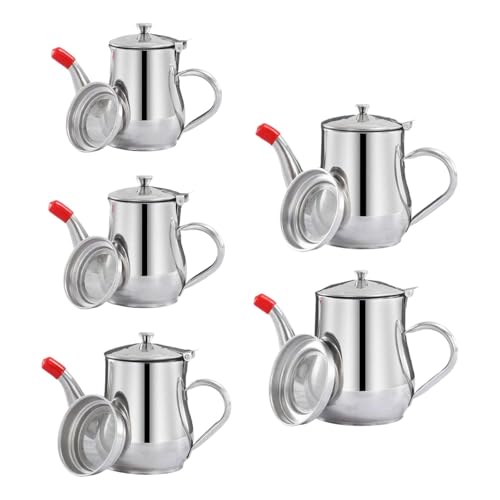 Image of ATORSE Oil Pot Kitchen Storage Oil Strainer Container for Kitchen Grease Restaurant 13oz