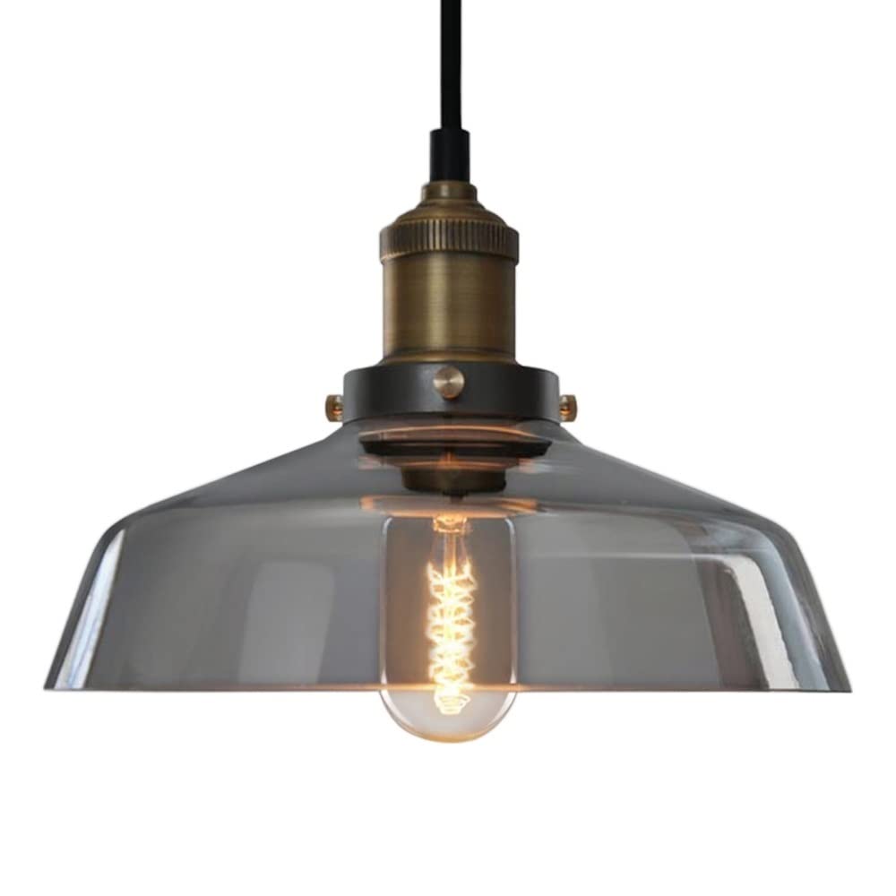 Plafond pendentif verre réglable rétro style américain loft bar
