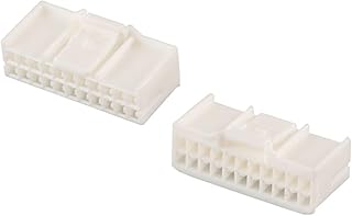 1/5/10 juegos de conector de cableado blanco macho y hembra automotriz de 22 pines 936154-1 936151-1 reemplazar piezas Tyco(Color:22p female,Size:10 sets)