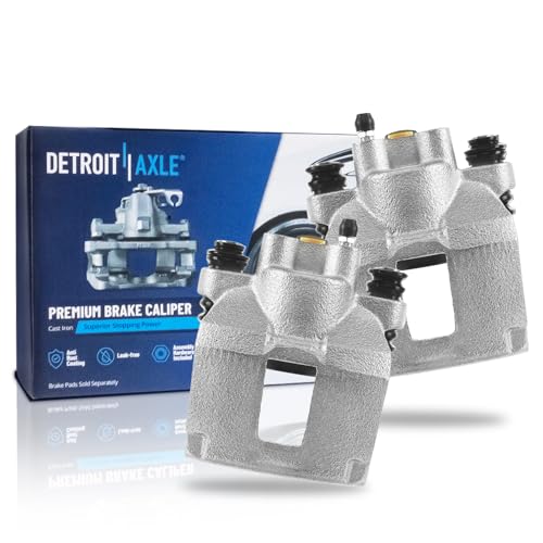 Image of Detroit Axle - Rear 2pc Brake Calipers for Ford Ranger Explorer Sport | Mercury Mountaineer, 2 Disc Brake Calipers Replacement