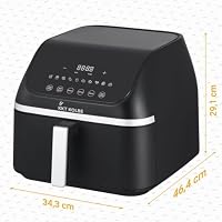 KKT KOLBE Heißluftfritteuse AF8500, 8,5 L, 1 Schublade – Ansicht 9