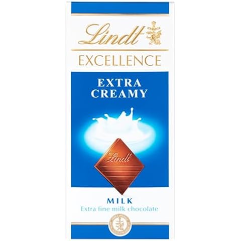 Lindt Excellence Extra Creamy Milk Chocolate Bar Cover