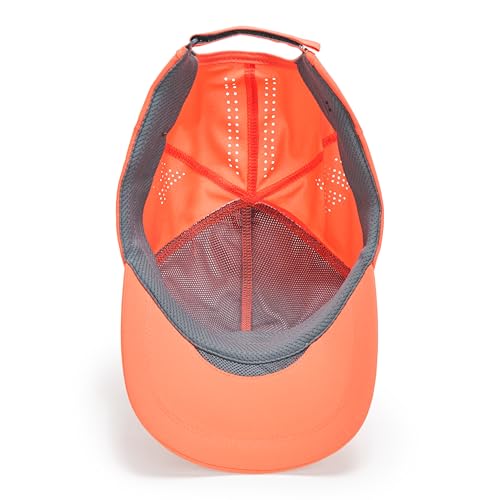 Image of Under Armour Men's Iso-Chill Launch Run Adjustable Hat, (847) Fire /Fire /Reflective, One Size Fits Most