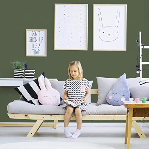 Practicalws17.7'' X 118.1'' Dark Green Wallpaper Stick And Peel Green Removable Wallpaper Contact Paper Self-Adhesive Solid Color Wallpaper For Bedroom Livingroom Easy And Fast Installation #TOP5