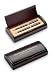 Executive Gift Shoppe | Personalized Executive Pen & Pencil Set | Black Lacquer Ballpoint Pen & Mechanical Pencil | Free Custom Engraving | Perfect Business Gift | Rosewood Presentation Box