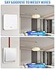 Interruptor inalambrico, 433Mhz 220V wireless light switch, interruptor con mando a distancia alcance de 30 metros,para lámparas de hasta 1500W #1