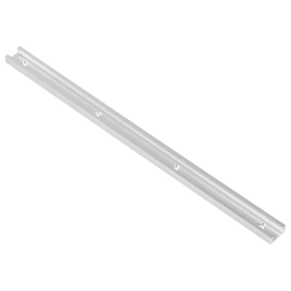 Prowadnica ukośna ze stopu aluminium do obróbki drewna Profil z 30 rowkami typu T do śruby T i szybko działającego zacisku - Prowadnica ze stopu aluminium o długości 600 mm do (Jedna rynna typu 30