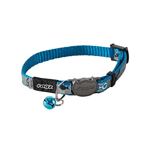 Rogz Utility halsband Turquoise, diverse maten