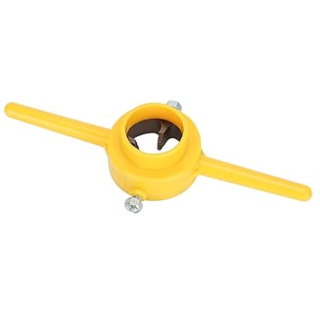 Pipe Threading Tool, Convenient Practical 60 Degree Pipe Threader with 3 Different Size Molds Shells for NPT Plastic Pipes for PVC Plastic Pipes