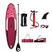 HSTFR Stand up Paddle Board Tavole da Surf - Stand up Paddle gonfiabili tavola da Surf 12 cm di Spessore con Accessori SUP Borsa per Il Trasporto, pagaia Regolabile, Corda di Sicurezza alla Caviglia