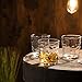 Glaver's Whiskey Glasses 13 oz. Barware Set of 4 Old Fashioned Glasses for Whisky, Scotch, Bourbon, Liquor, Juice, and Cocktails.