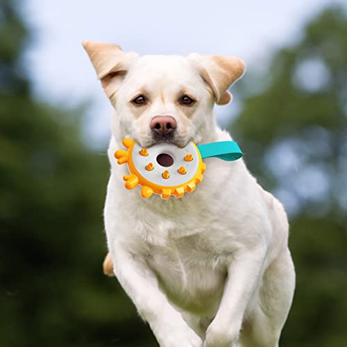 Mungsiii Energy Ring Indestructible Dog Chew Toys For Large Dogs Aggressive Chewers,Durable Outdoor Dog Frisbee(Dog Flying Disc) Toys For Super Chewers Fetch,Tug Of War #TOP1