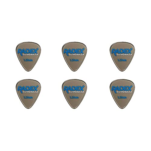 D'Andrea Radex RDX 351 Guitar Picks (RDX351 1.25MM)