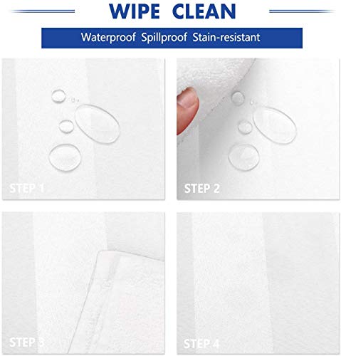 Igoga Sports Round Tablecloth Watercolor Table Cover In Washable Polyester Flower Blossom Artwork thumb #4