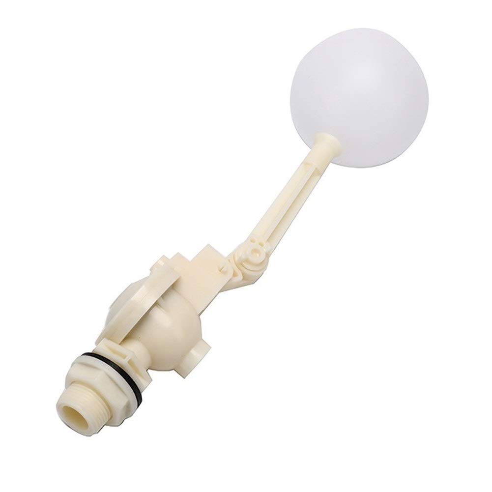 AOXIIUNNH 1 Inch Adjustable Plastic Float Ball Valve Automatic Fill Float Ball Valve Water Control Switch for Water Tower Water Tank Aquarium
