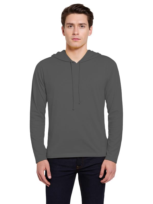 friskers Men Full Sleeve Solid Hoody Tshirt | Full Sleeve Without Rib Hoody Men T-Shirt-picture-33
