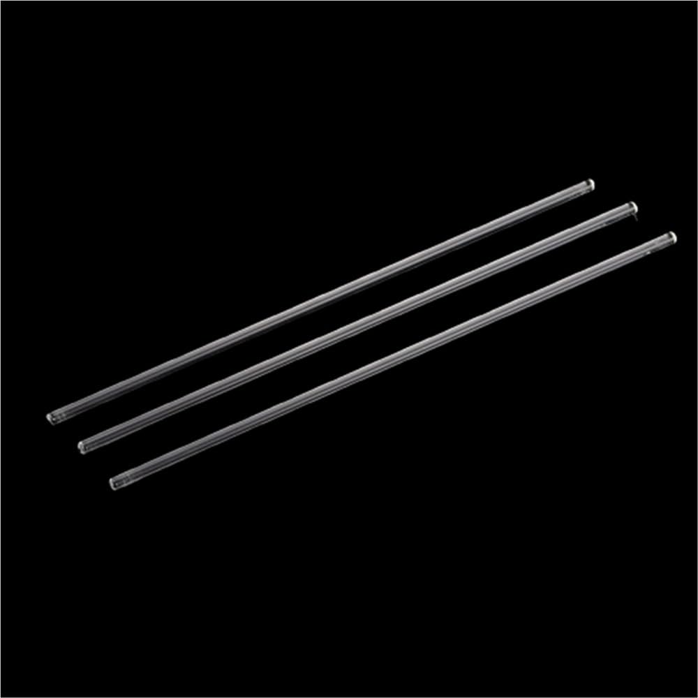 Laxalo One Color 10Pcs 5/7/8/10Mm Dia Clear Cocktail Stirrers, Lab Borosilicate Glass Stirring Rods, 100/150/200Mm Long Agitator Stirrer(8X200mm)