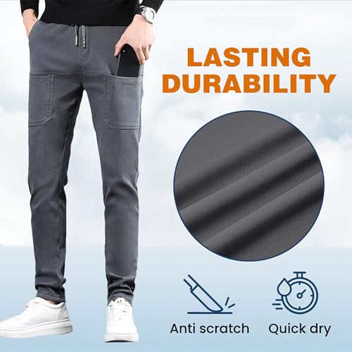 Mencomfy - High Stretch Multi-Pocket Durable Cargo Pants Men's2