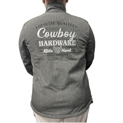 Grey Poly Shell Jacket for Boys - Ride Hard by Cowboy Hardware