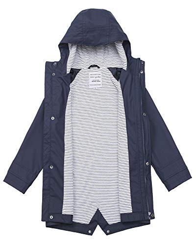 Image of maoo garden Girls Boys Rain Jacket Lightweight Waterproof Raincoat Hooded Lined Long Windbreaker