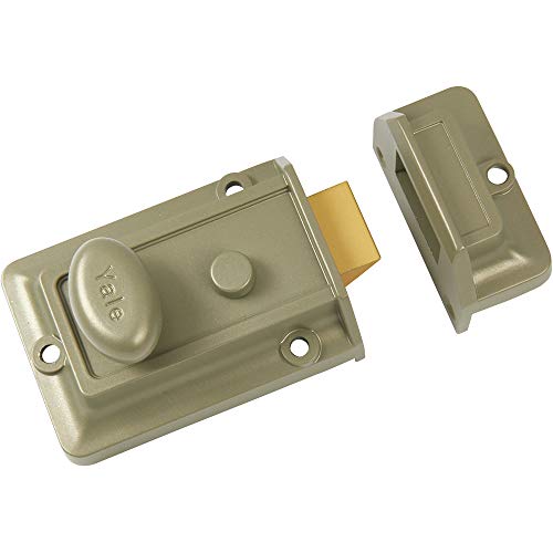 Image of Yale Wardrobe & Cabinet Lock | Key Operated Lock | Secure Storage Lock for Home Use | Zinc Alloy Body | Polished Brass (ENB-PB)