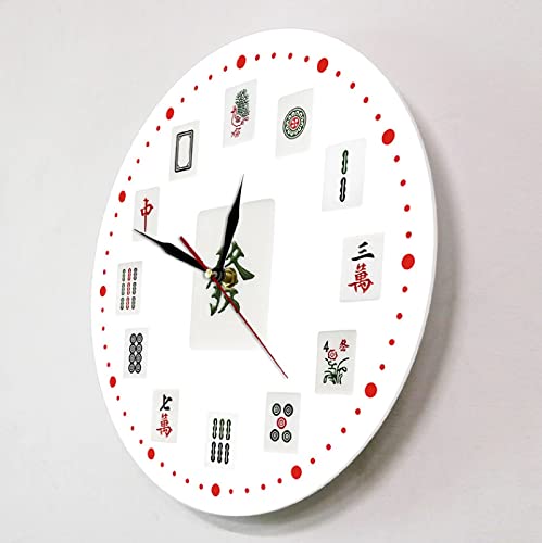 Reloj de pared silencioso de acrílico redondo 12 pulg miniatura 3