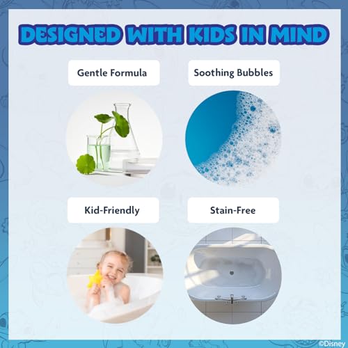 Image of Stitch Bath Bomb Set, 3-Piece Character Shaped, Berry Scented