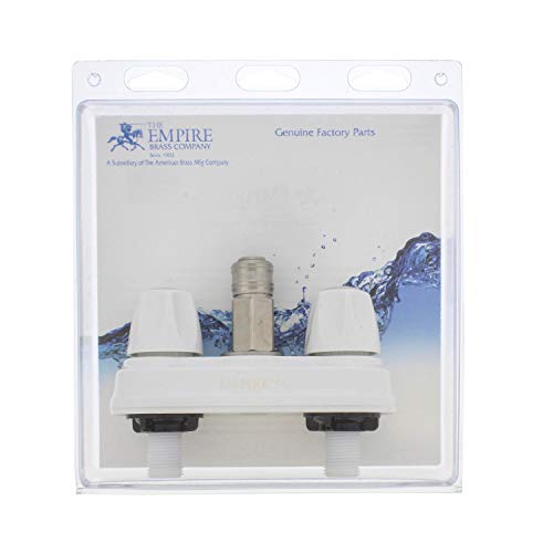Empire Faucets Rv Outside Shower Valve Kit - 4 Inch Quick Connect Valve And Rv Outdoor Shower Faucet In White #TOP3