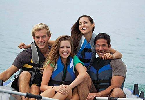 Intex Excursion 5 Person Inflatable  Boat Set #TOP6