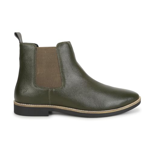 Image of YOHO Comfortable Boots For Men | Extra Cushioned Foot Bed And Skin Friendly Ankle Boot With Low Heels | PU Finish Material | Trendy, Stylish & Casual Boots | Winter, Snow & Holiday Outings