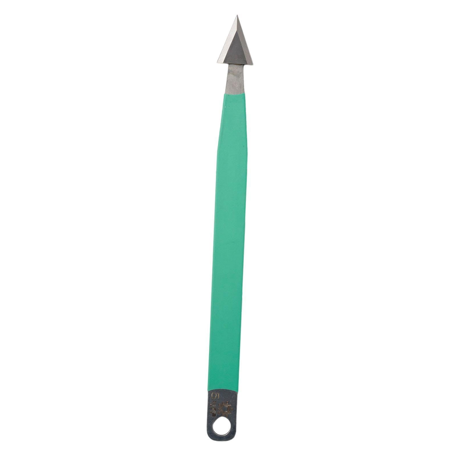 perfk Herramienta para Esculpir Arcilla, Cuchillos de Corte, Herramientas multifuncionales de cerámica Lisa, Suministros de cerámica para Esculpir, tallar y, 5
