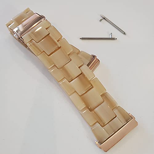 Dsaaplus Compatible With Fitbit Versa/Versa 2/Versa Lite Bands Resin Fashion Smartwatch Replacement Wristband Strap For Women Men  thumb #3