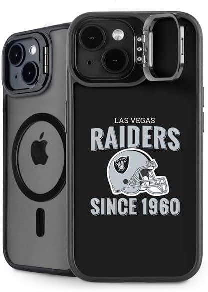 Skinit Kickstand Phone Case Compatible with iPhone 13 - Officially Licensed NFL Las Vegas Raiders Helmet Design