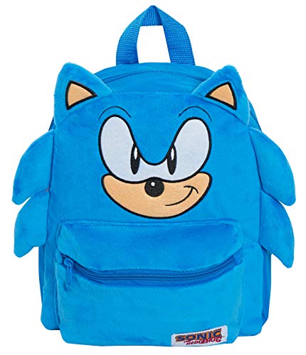 Sonic The Hedgehog Official 3D Plush Backpack Kids Boys Girls Sega School Book Lunch Sports Travel Bag Rucksack