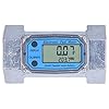Yusat Turbine Flow Meter Electronic Digital Fuel Liquid Water Gas Oil Flowmeter 2in 2.3V‑3.3V LLW‑50 #5